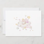 バニーベビーシャワーガール サンキューカード (裏面)