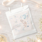 バニーベビーシャワーボーイ フェイバーバッグ (クリップ留めされた状態)