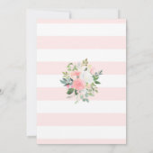 バニーベビーシャワー招待状いくつかのバニースペシャル 招待状 (裏面)