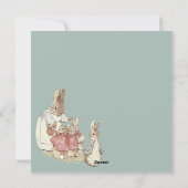 バニーベビーシャワー招待状 シーズンカード (裏面)