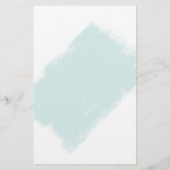 バニーベビーシャワー招待状 チラシ (裏面)