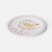 バニーベビーシャワー紙プレート ペーパープレート (アングル)