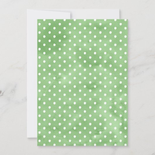 バニーベビー男女兼用ビーシャワー招待状 招待状 (裏面)