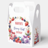 バニーベリーファースト誕生日ストロベリーパーティー- フェイバーボックス (オープン)