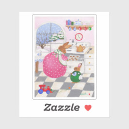 バニーベーキングクッキーステッカー シール