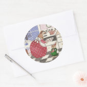 バニーベーキングクッキー ラウンドシール (封筒)