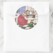 バニーベーキングクッキー ラウンドシール (バッグ)