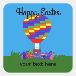 バニーホットエアバルーン#2-2シール スクエアシール