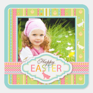 バニーホップフォトステッカーS スクエアシール