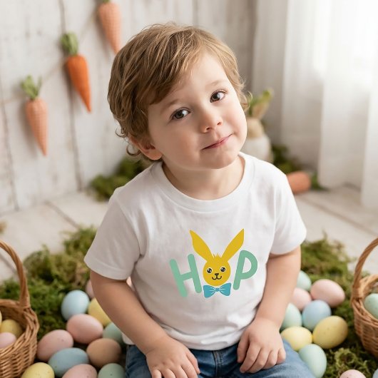 バニーホップボーイズ復活祭Tシャツ子供へ Tシャツ