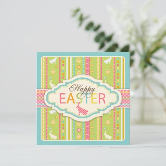 バニーホップ招待状スクエア 招待状 (スタンド正面)