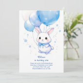 バニーボーイファースト誕生日招待状 招待状 (スタンド正面)