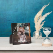 バニーポーズカーブ文字フォーエバー恋しく思サビット写真 フォトプラーク (インサイチュ)