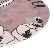 バニーマグノリアフラワーイースター カッティングボード (角)