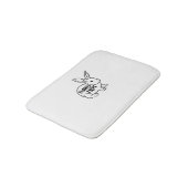 バニーマママウサギ恋人 バスマット (アングル)