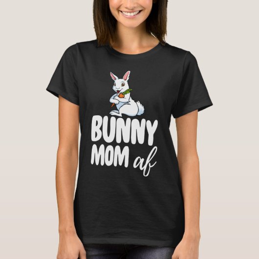 バニーママ女子熱狂するバニーレディ Tシャツ (正面)