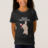 バニーメリークリスマスウィンターアニマルウサギT-Shi Tシャツ (正面)