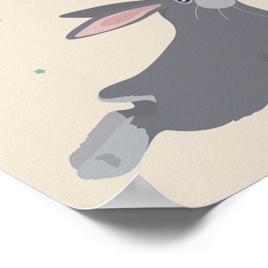 バニーヨガ ポスター (角)