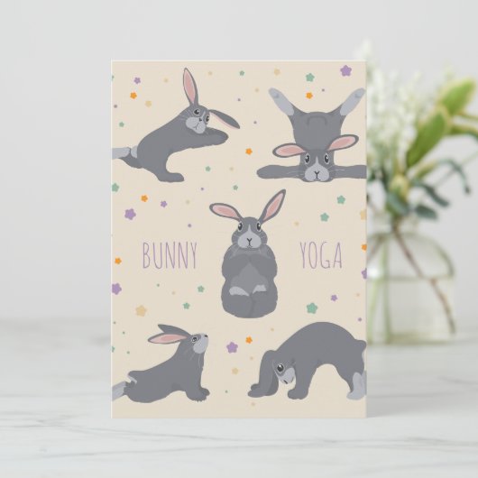 バニーヨガ 招待状 (スタンド正面)