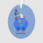 バニーライディングエッグカー#3オーナメント オーナメント (正面)