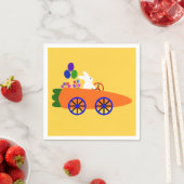 バニーライディングキャロットカー#2ナプキンス スタンダードカクテルナプキン (インサイチュ)