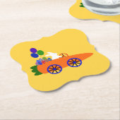 バニーライディングキャロットカー#3紙コースター ペーパーコースター (アングル)