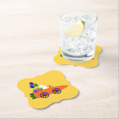 バニーライディングキャロットカー#3紙コースター ペーパーコースター (インサイチュ)