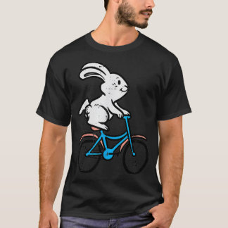バニーライディング自転車カワイトイースターウサギバイクシクリ Tシャツ