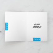 バニーラバーズフォトコラージュハッピーバースデーパン カード (内部)