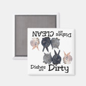 バニーラバーズ食洗機マグネット マグネット (正面/裏面)