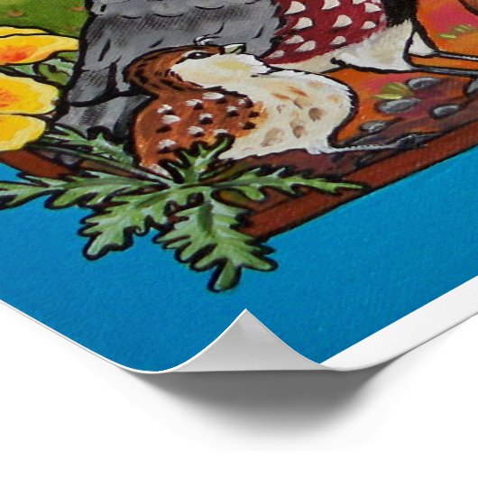 バニーラビットとウズラの家族南西のポスター ポスター (角)