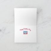 バニーラビットとカラフルハート雨バレンタイン シーズンカード (内部)