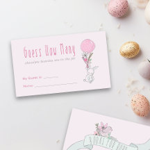 バニーラビットどのくらいの赤ちゃんシャワー推測ゲーム