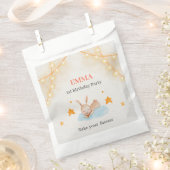 バニーラビットの最初の誕生日パーティーの好意バッグ フェイバーバッグ (クリップ留めされた状態)