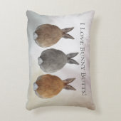 バニーラビットイラブバニーお尻 アクセントクッション (正面(垂直))