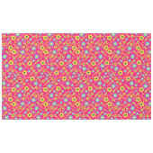 バニーラビットイースター春誕生日パーティー テーブルクロス (正面(横))