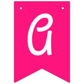 バニーラビットイースター春誕生日パーティー バンティングフラッグ (第3の旗)