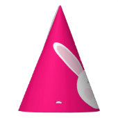 バニーラビットイースター春誕生日パーティー パーティーハット (左)