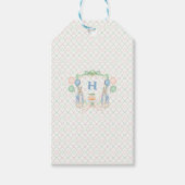 バニーラビットキャロットモノグラム ギフトタグ (正面)