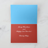 バニーラビットクリトマスアット雪だるまホリデーボックスズ シーズンカード (内部)