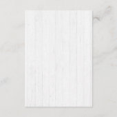 バニーラビットシックフローラベビーシャワーありがとう アドバイスカード (裏面)