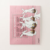 バニーラビットデリバリーアサインジグソーパズル ジグソーパズル (縦)