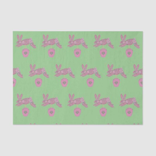 バニーラビットトピアリージンジャージャー瓶 薄葉紙 (正面)