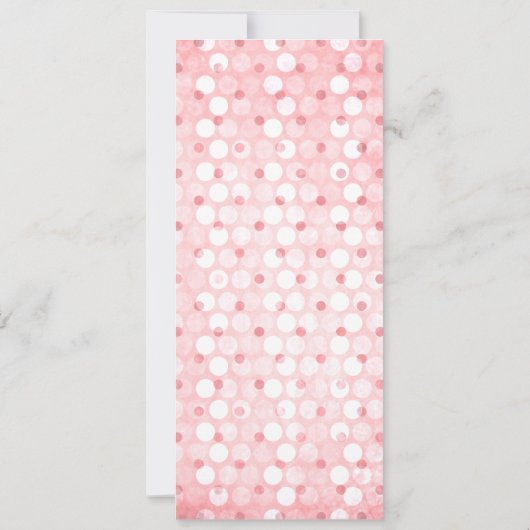 バニーラビットバースデーパーティーの招待 招待状 (裏面)