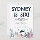 バニーラビットバースデーパーティーの招待 招待状 (正面)