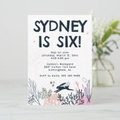 バニーラビットバースデーパーティーの招待 招待状 (スタンド正面)