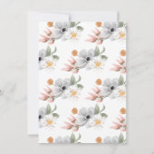 バニーラビットバースデーパーティー 招待状 (裏面)