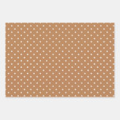 バニーラビットファミリーニンジンと斑模様 ラッピングペーパーシート (正面3)