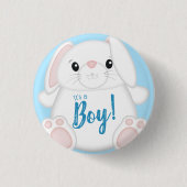 バニーラビットベイビーシャワーウッドランド 缶バッジ (正面)