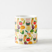 バニーラビットベジタブル農家 コーヒーマグカップ (中央)